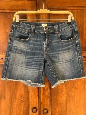 JCrew Blue Denim Jean Short | 6” | Size 28 | Like New
